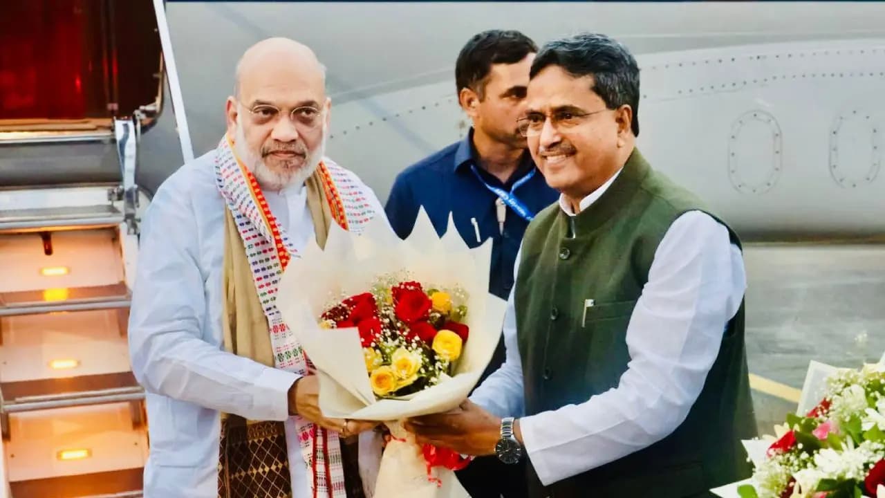 Amit Shah in Tripura on a two-day visit