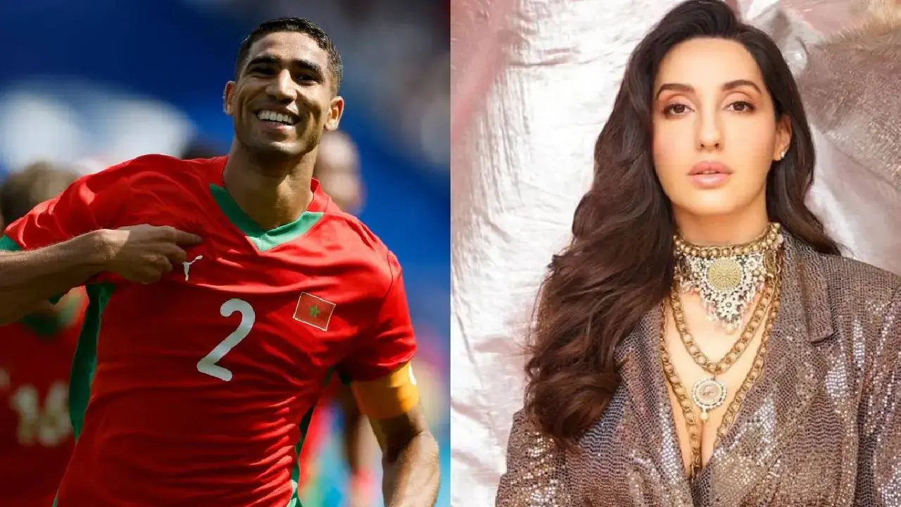 nora fatehi and Achraf Hakimi