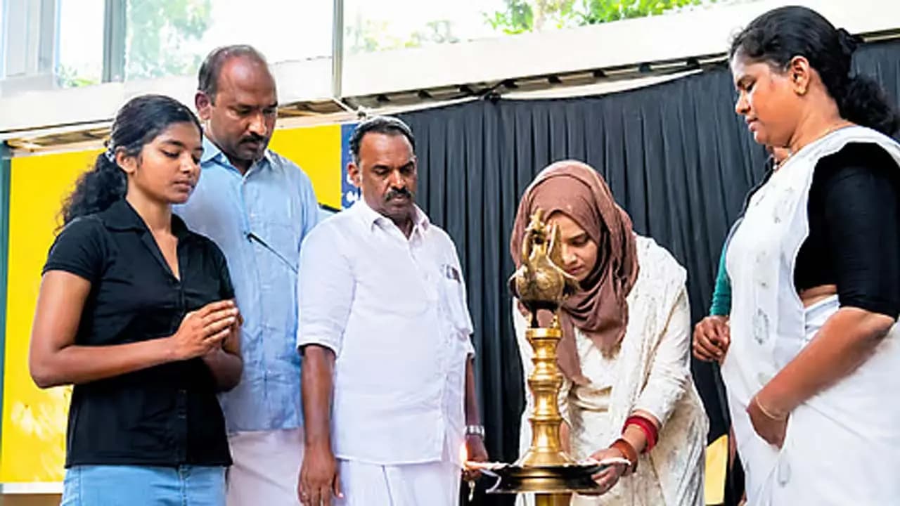 The only female MLA from Keralas Muslim League has drawn the fierce ire of hardliners simply for lighting a lamp at an inaugural ceremony