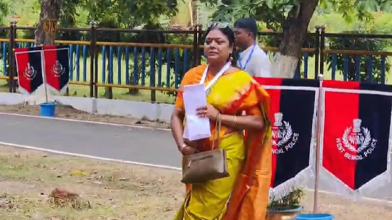 June Malia and Siuli Saha attented CM Suvendu Adhikari Administrative Meeting in Kolaghat