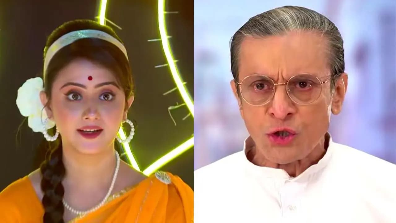 Sansarer sankirtan serial upcoming episode spoiler: shanti make a great plan as her father in law leaves house