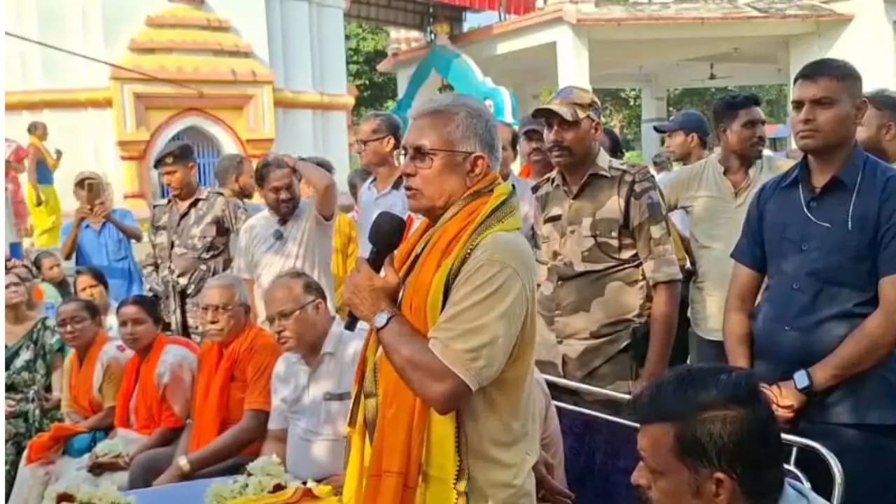 Dilip Ghosh warns the administration that Inform me if the police do not do their job