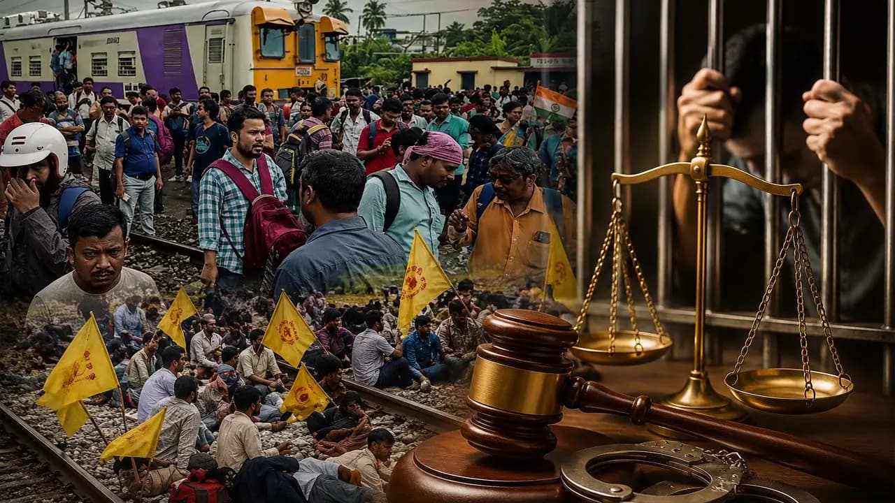 Punishment For Rail Blockade