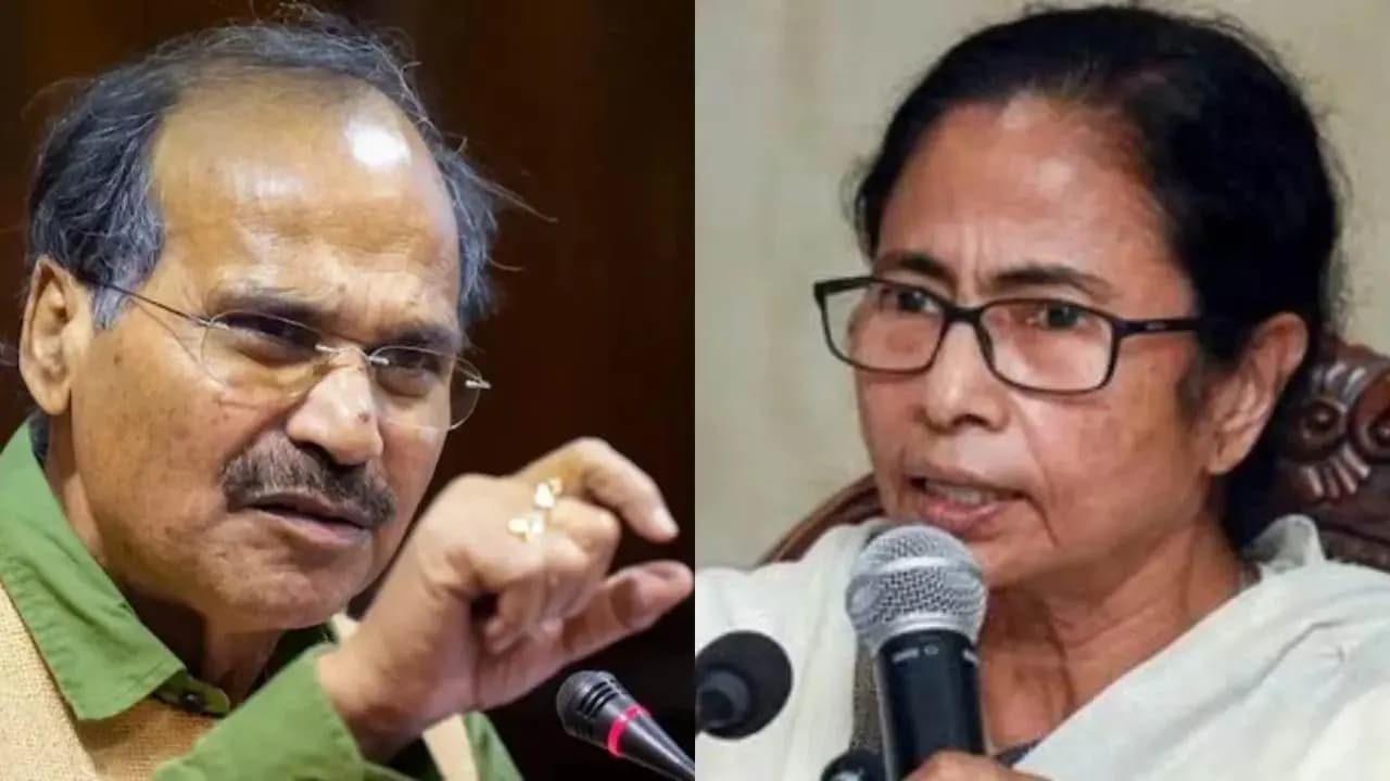 Adhir Chowdhury lashes out equating Trinamool with BJP