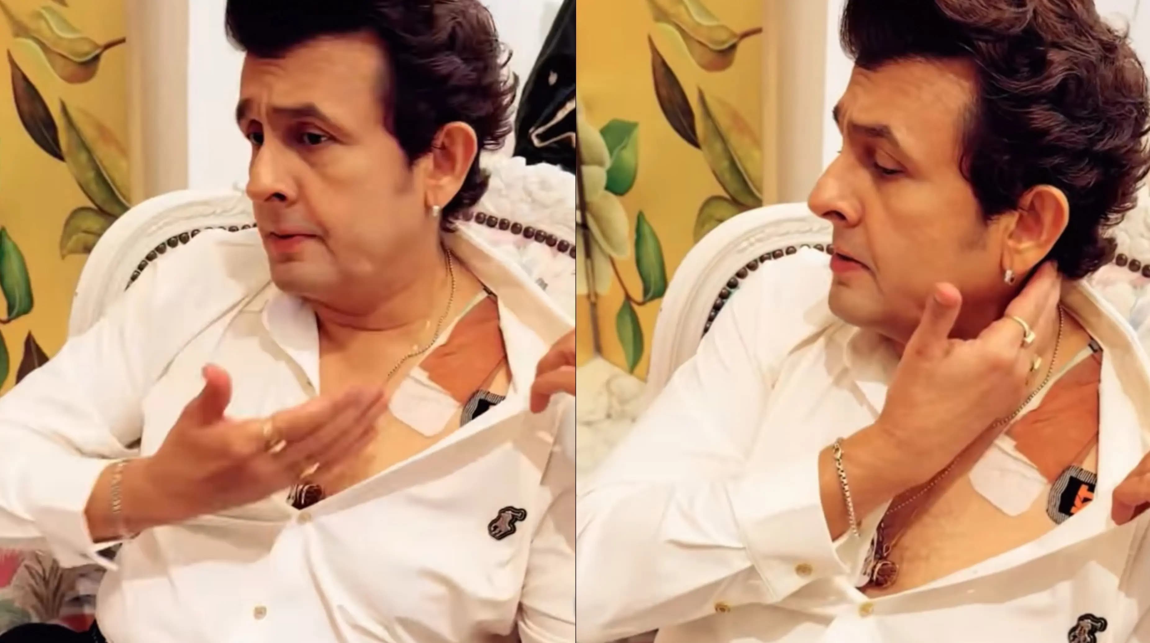 Sonu Nigam shares a video claiming he is suffering from pinched nerve