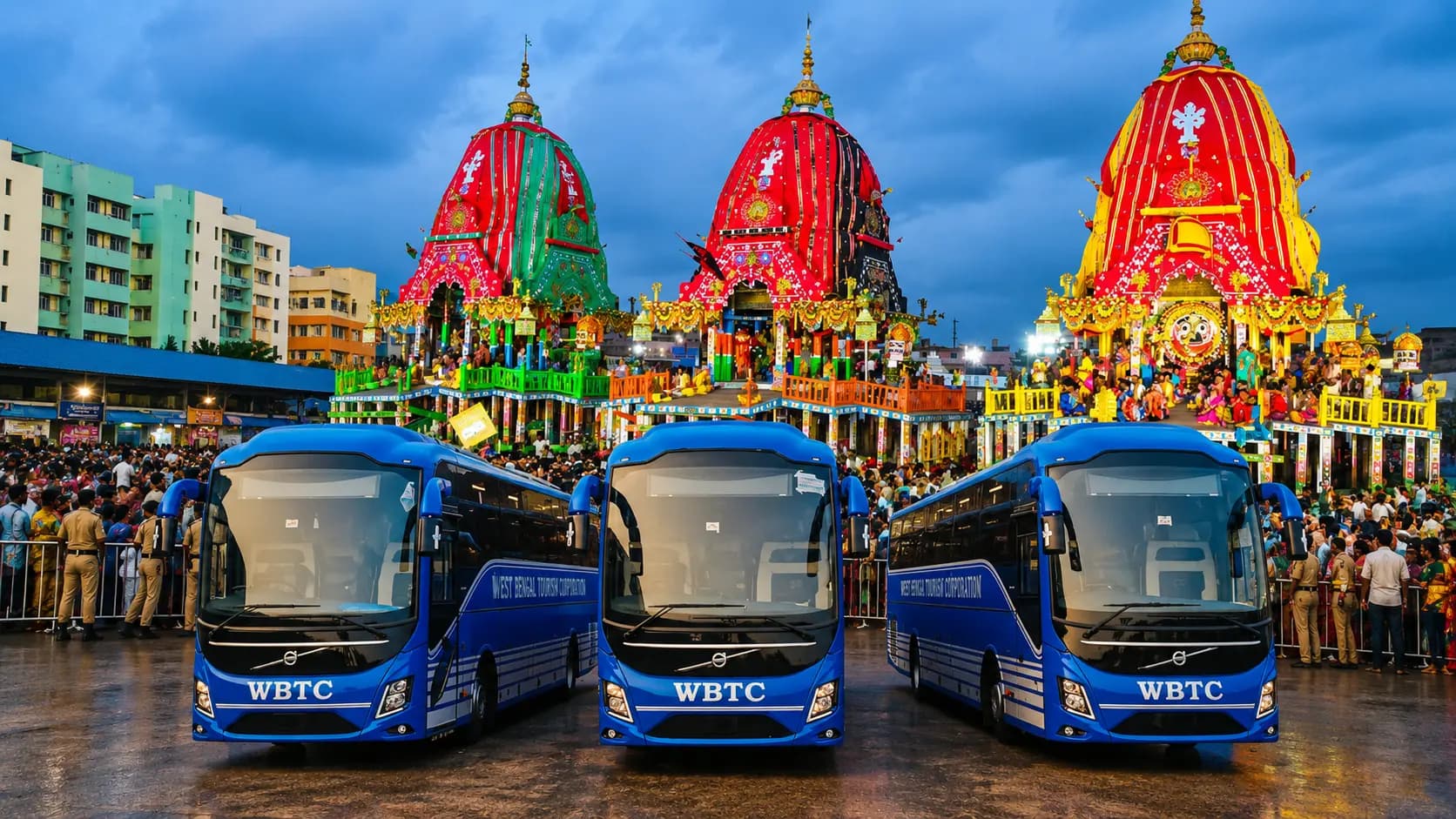 Puri-Kolkata AC Bus