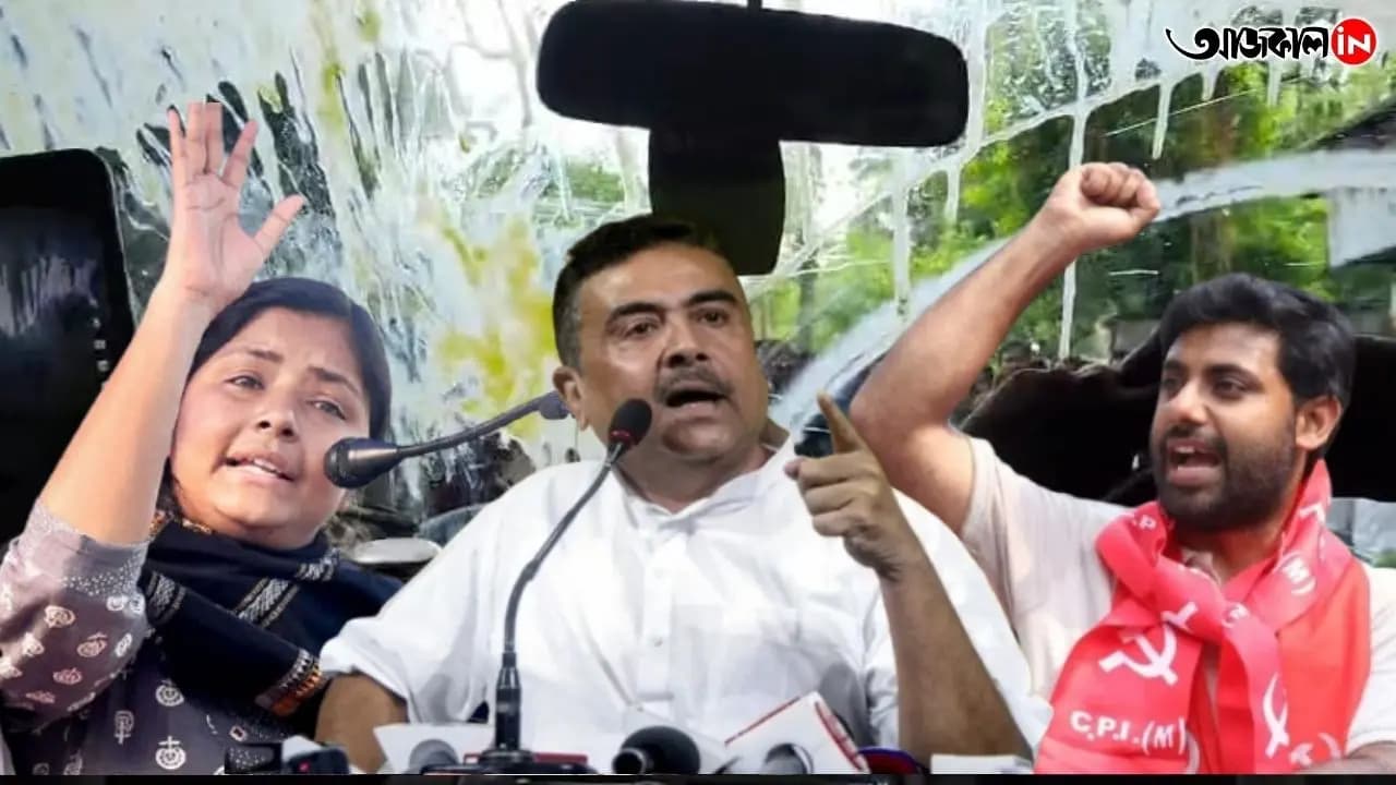 Srijan Bhattacharya Exclusive Reaction after eggs thrown to cpm leader meenakshi mukherjee car