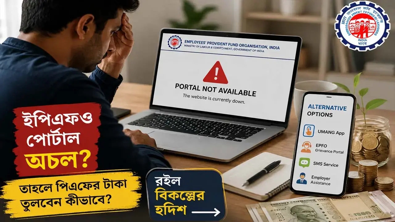 If the EPFO portal is down how can you withdraw your PF money when needed here are some alternatives