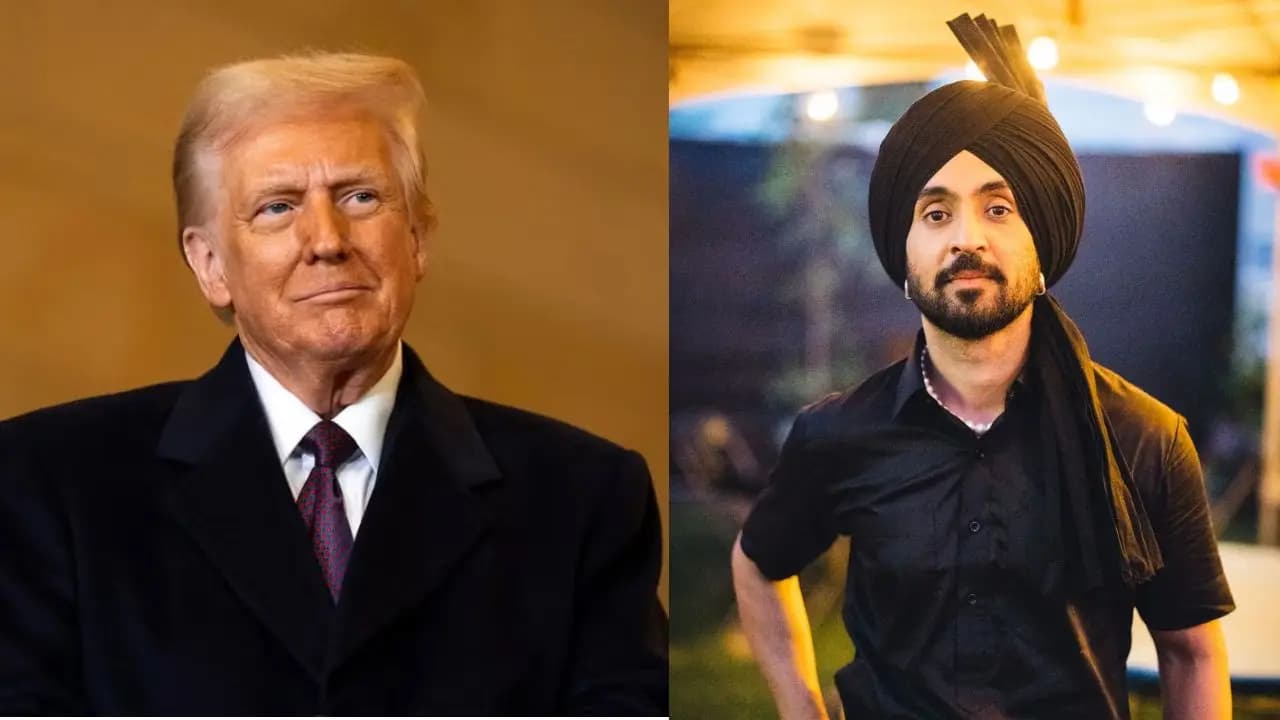 Diljit Dosanjh, Donald Trump