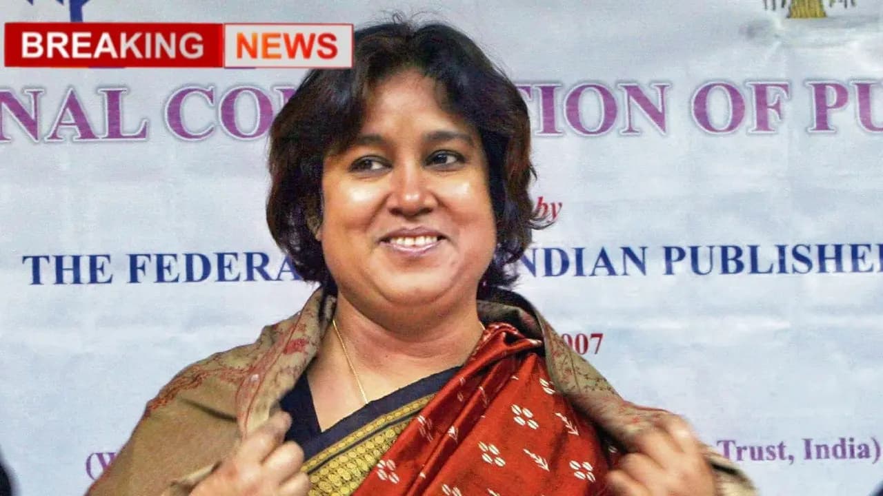 Taslima Nasrin returns to Kolkata after 20 years