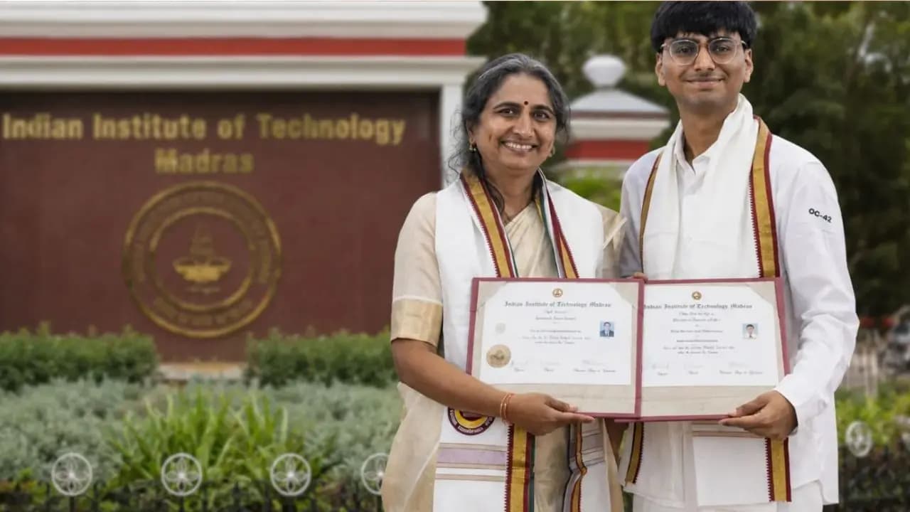 Success Story Mother and Son graduate together from IIT Madras