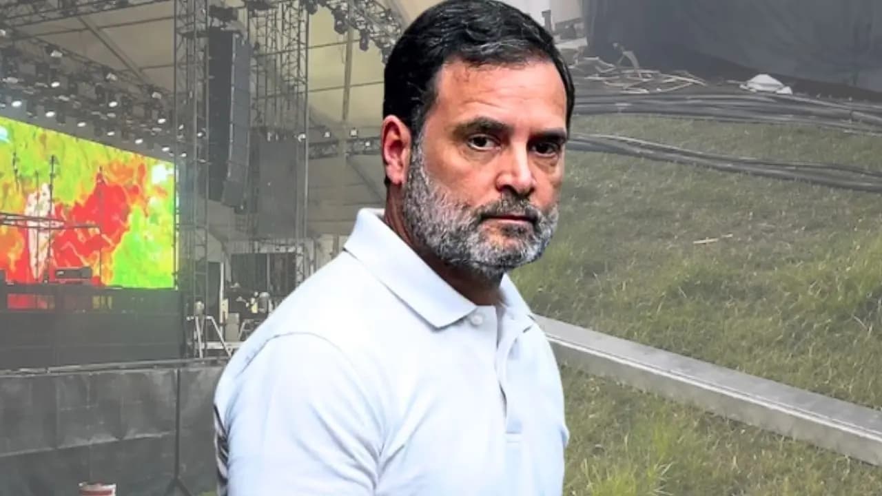 Rahul Gandhis Dehradun event iron rod falls on Congress worker dies in Dehradun