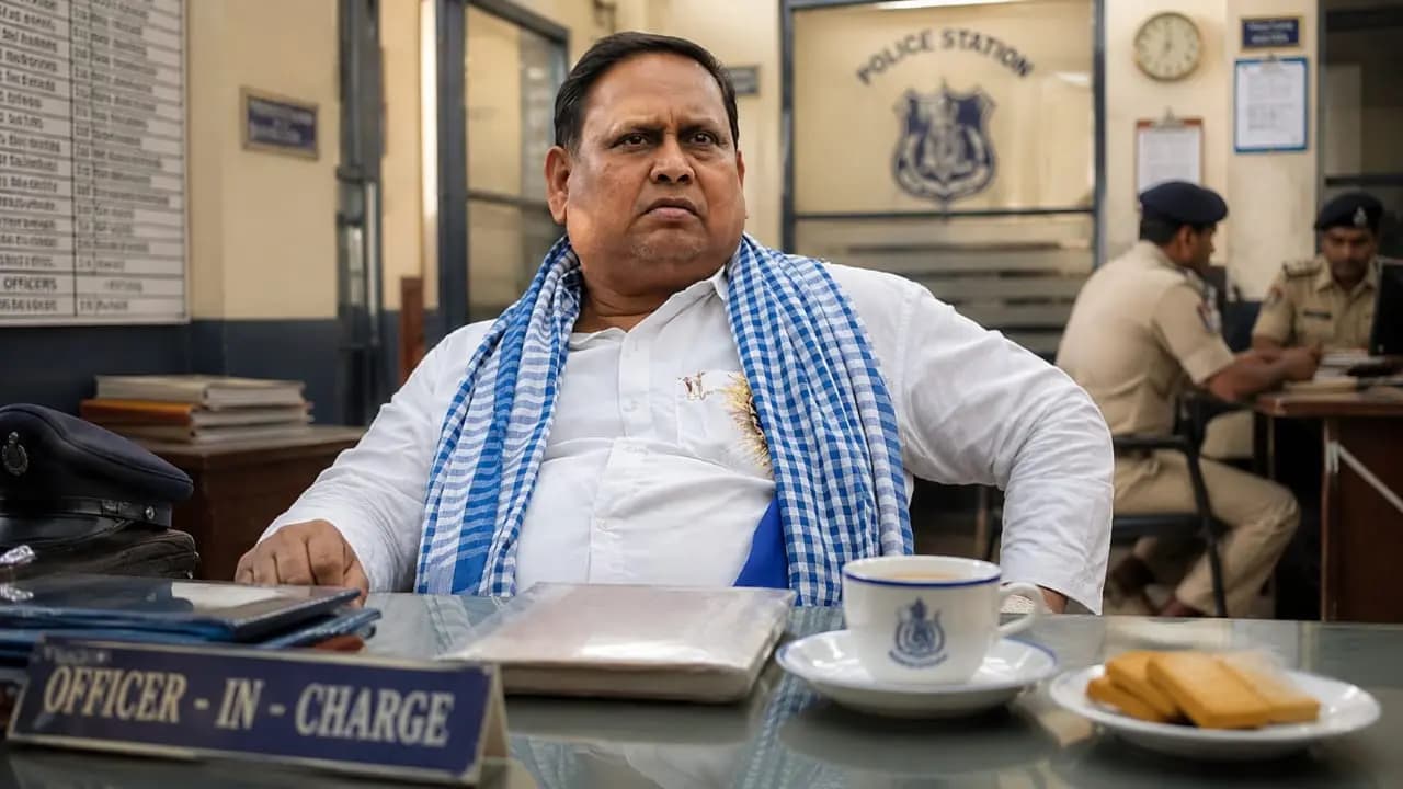 The police gave Humayun four biscuits and a glass of water in Rejinagar do you know why?