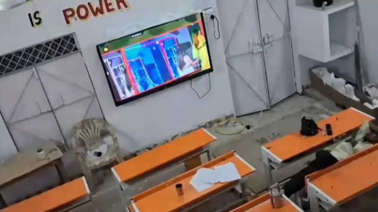 viral video of madhya pradesh school head master in intoxicated condtion