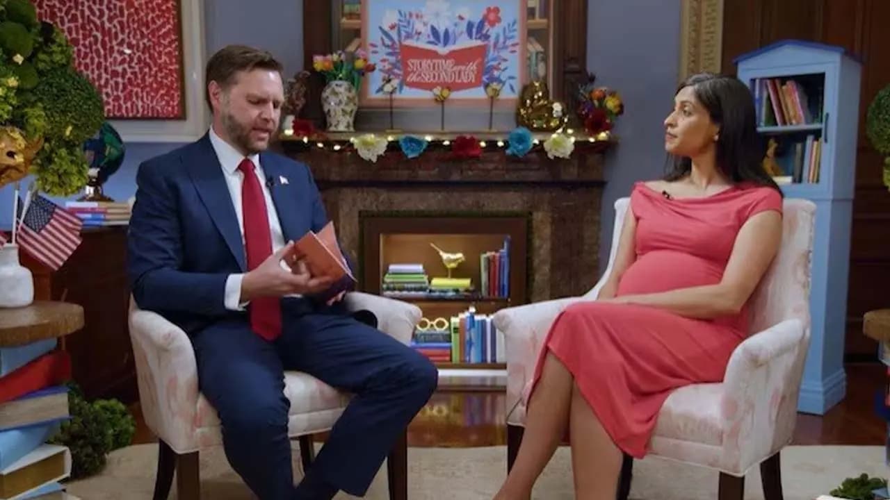 JD Vance and Usha welcome their fourth child the US Vice Presidents name enters the history books.