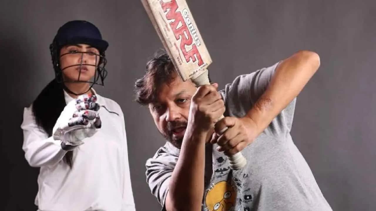 Idhika Paul Sports Cricketer Look for Srijit Mukherji s Upcoming Thriller Goenda Kanaicharan