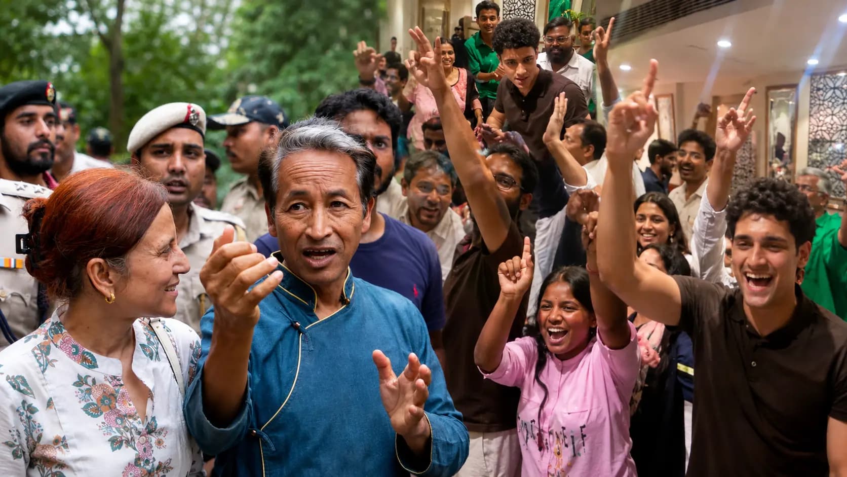 Sonam Wangchuk On CJP Celebration: Cockroach Janta Party leaders reveling in a five-star hotel What did a displeased Sonam Wangchuk say after seeing the viral video