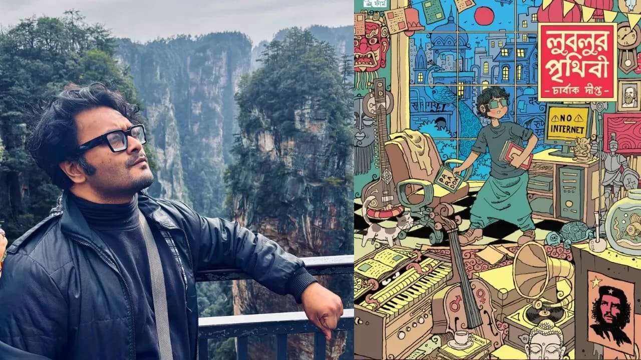Charbak Dipta first Indian whose bengali graphic novel lubrur prithibi nominated for both the Eisner and Harvey comics Awards