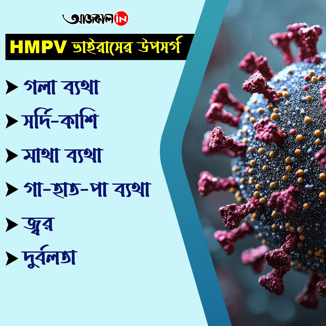 কী কী উপসর্গ দেখলে সতর্ক হবেন? #hmpvindia #HMPV #aajkaalonline #symptoms