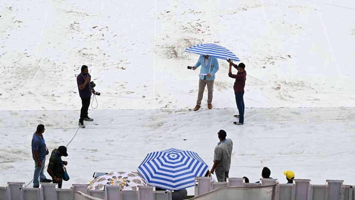 nz vs afghan test washed out fourth day