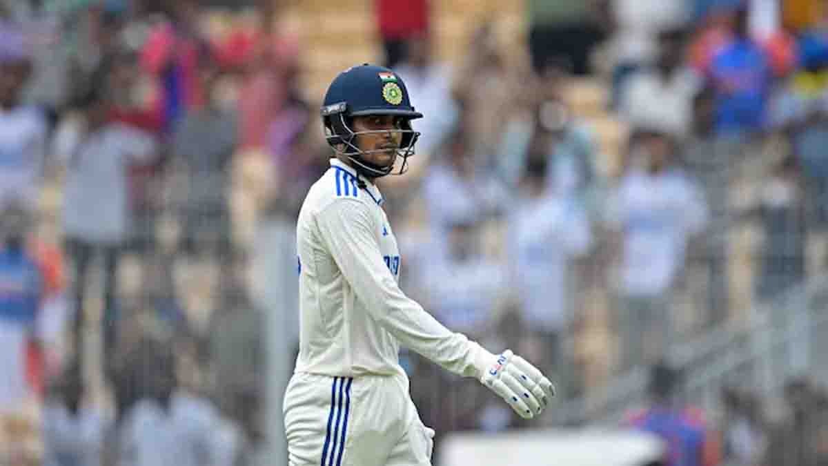 Shubman Gill scored an 8-ball duck on day one of Chennai Test