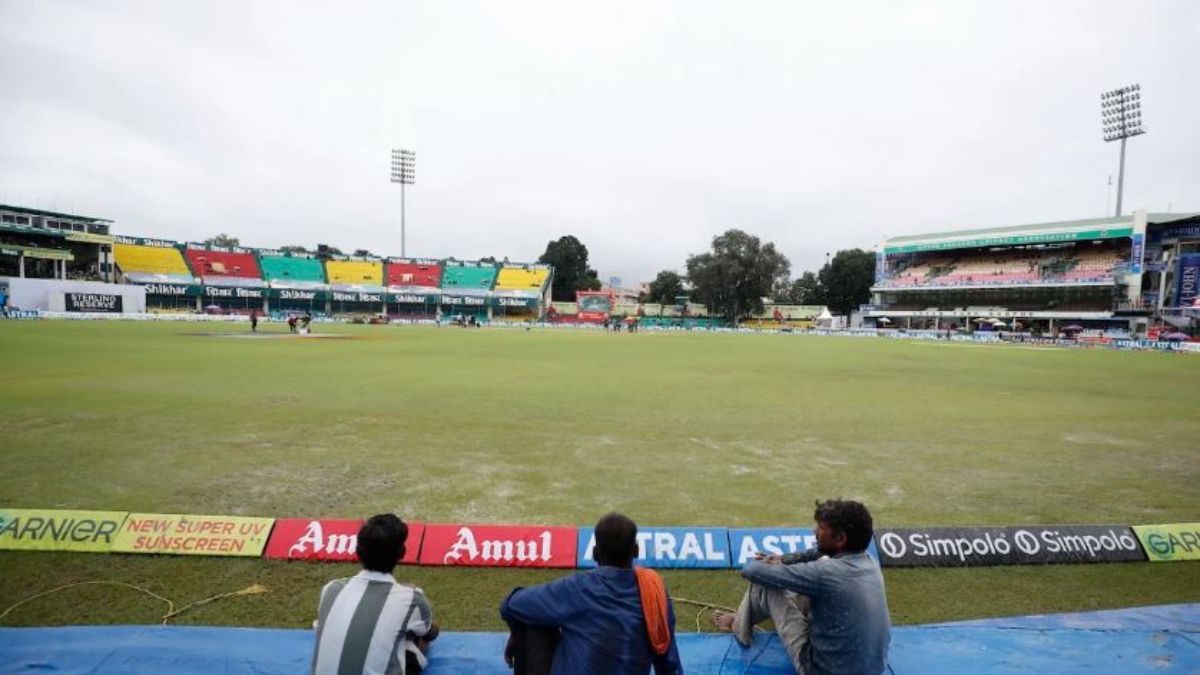 Umpires will inspect ground condition at 12 pm 