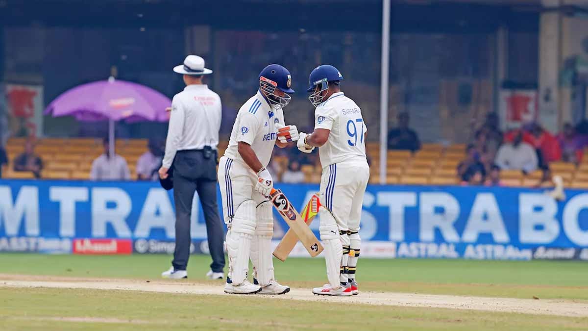 sarfaraz khan gets century in bengaluru test