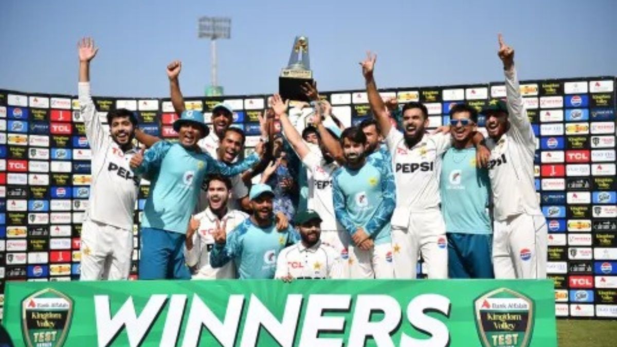 Pakistan wins the test series at ease 