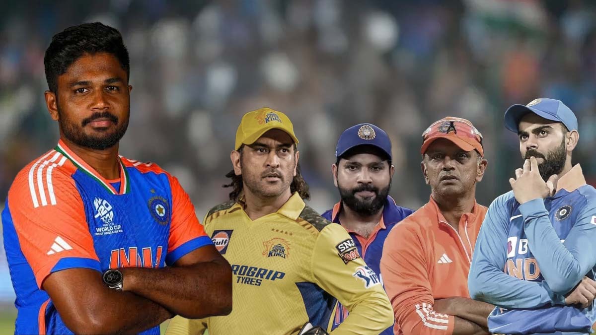 Sanju Samson's father unfiltered statement against Dhoni, Virat, Rohit, Dravid