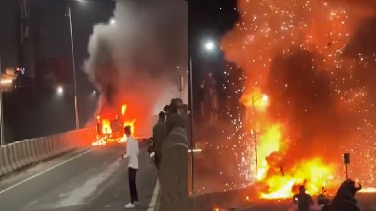 ambulance blast in maharashtra