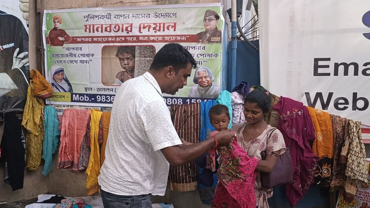 kolkata police assistant sub inspector bapan das helps poor people