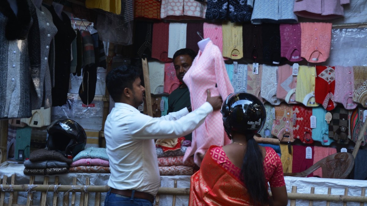 Siliguri bhutia market is abound in Delhi and Haryana based woollen garments