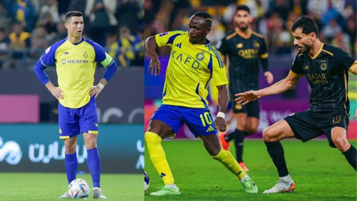 Cristiano Ronaldo watches Al Nassr match from the gallery 