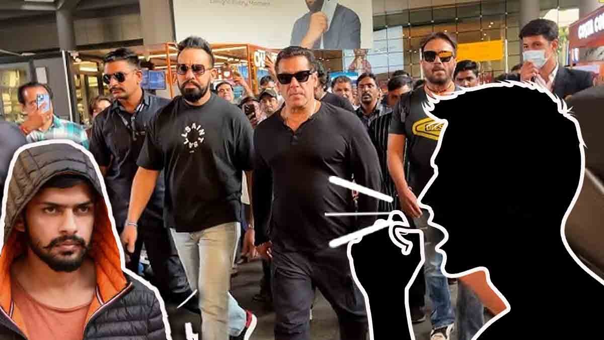 Man enters Salman Khanvs shooting set In Mumbai and threatens him using lawrence bishnoi s name 