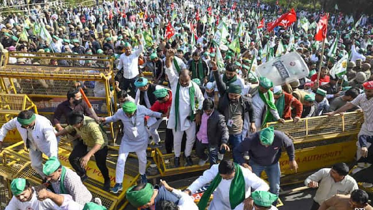 farmers protest start from shambhu border