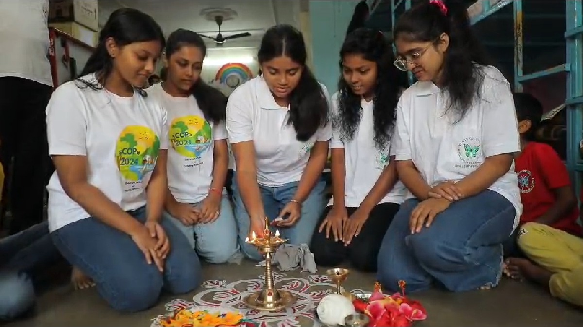 Underprivileged Children Celebrate North Indian Festival in the City