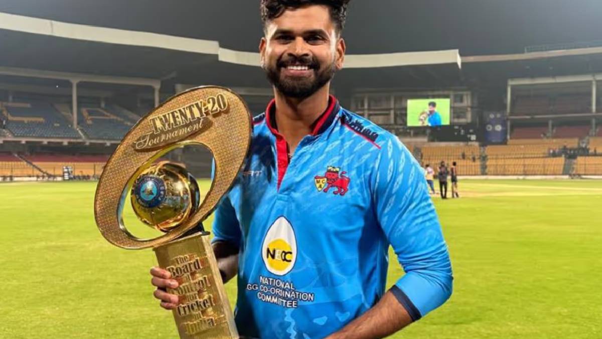 shreyas iyer creates historic record