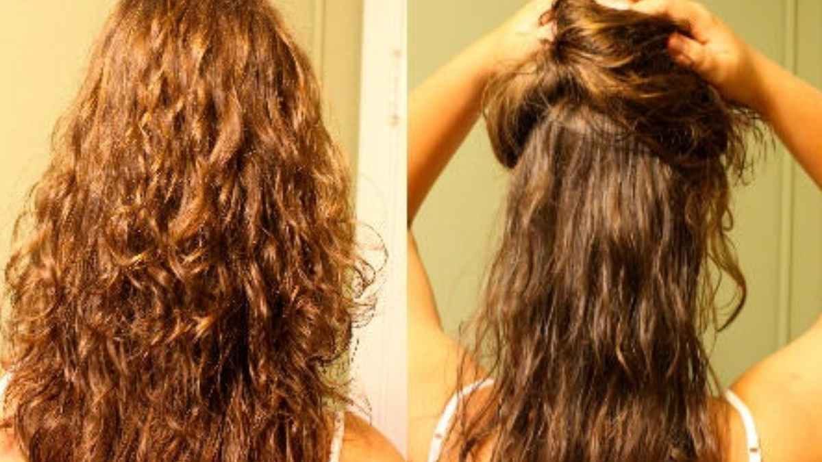 this home made natural hair mask can easily straightening your curly hair and make it thick long 