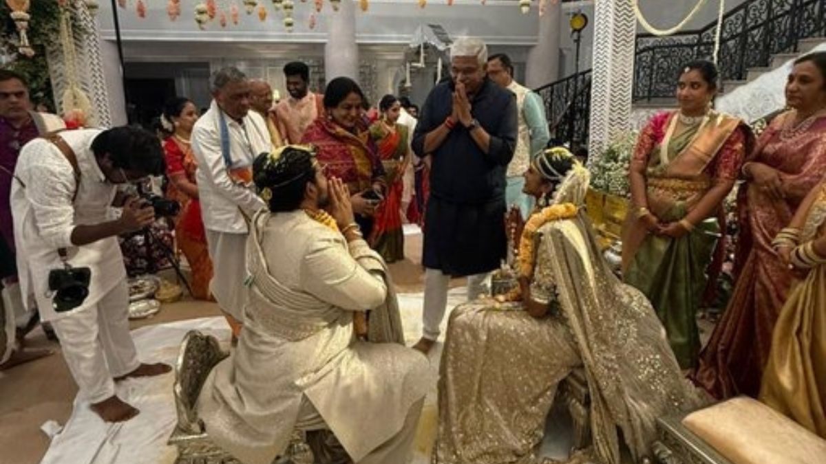 The first visual from PV Sindhu's wedding ceremony has left fans in awe 