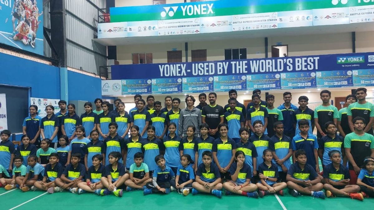 The week-long camp has attracted 75 enthusiastic young players to hone their badminton skills