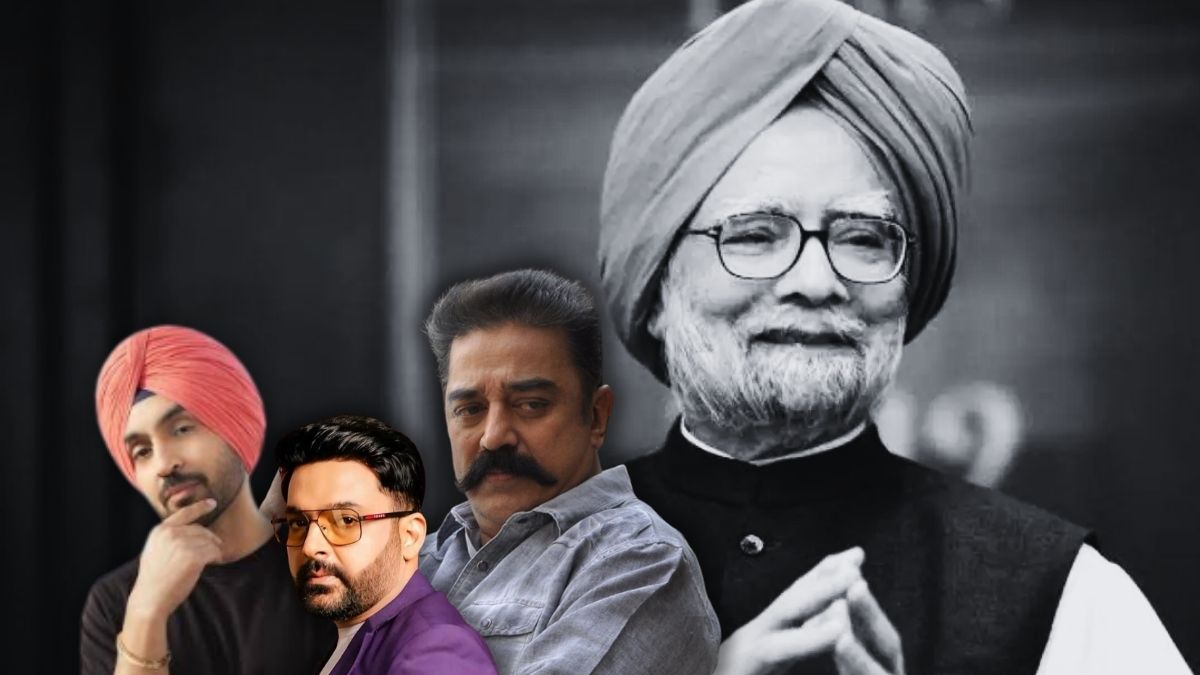 Kapil Sharma Kamal Haasan Madhuri Dixit Diljit Dosanjh paid their heartfelt tribute to former Prime Minister Manmohan Singh who died at the age of 92 