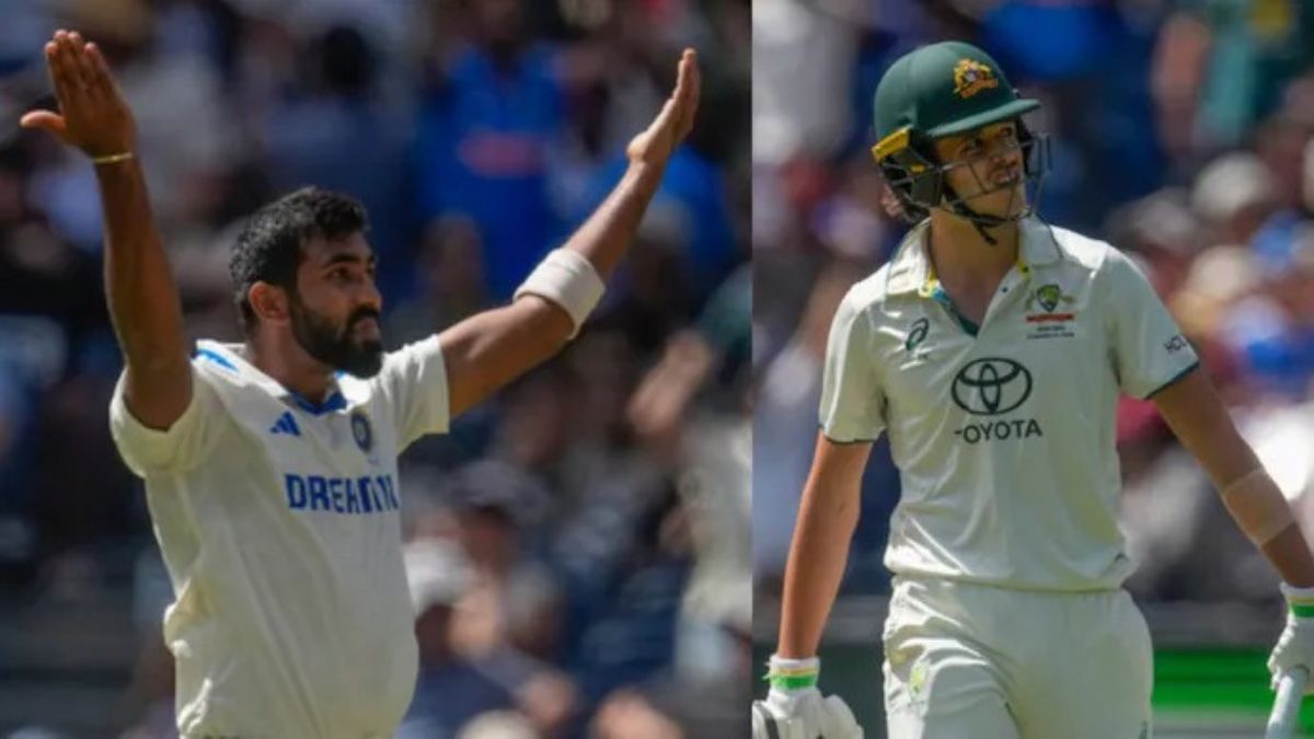  Jasprit Bumrah gave a fiery send-off to Sam Konstas at the MCG 