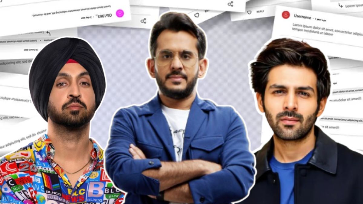 Kartik Aaryan or Diljit Dosanjh internet speculates after shark tank india judge aman gupta hints at egoistic fiulm star in his cryptic statement 