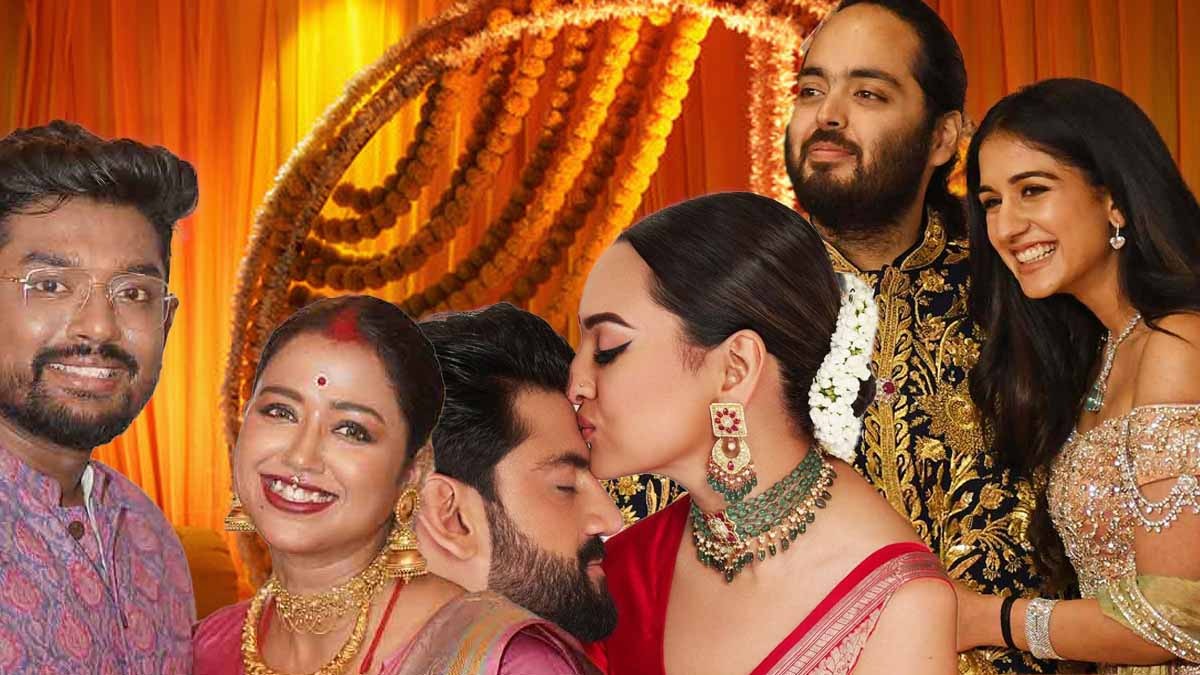 Anant Ambani Radhika Merchant Sohini Sarkar Shovan Ganguly to Sobhita Dhulipala Naga Chaitanya Indian celeb weddings of 2024 