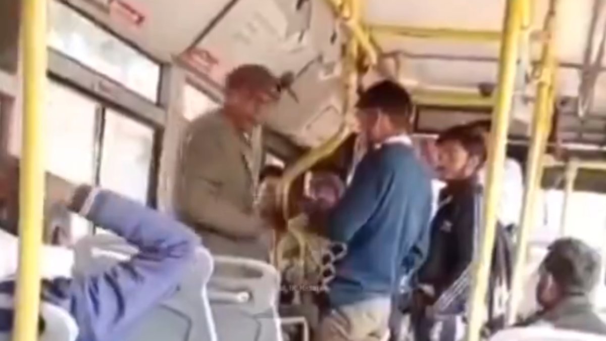 Bus Conductor beats retired IAS officer On Moving Bus After Dispute Over Fare In Jaipur