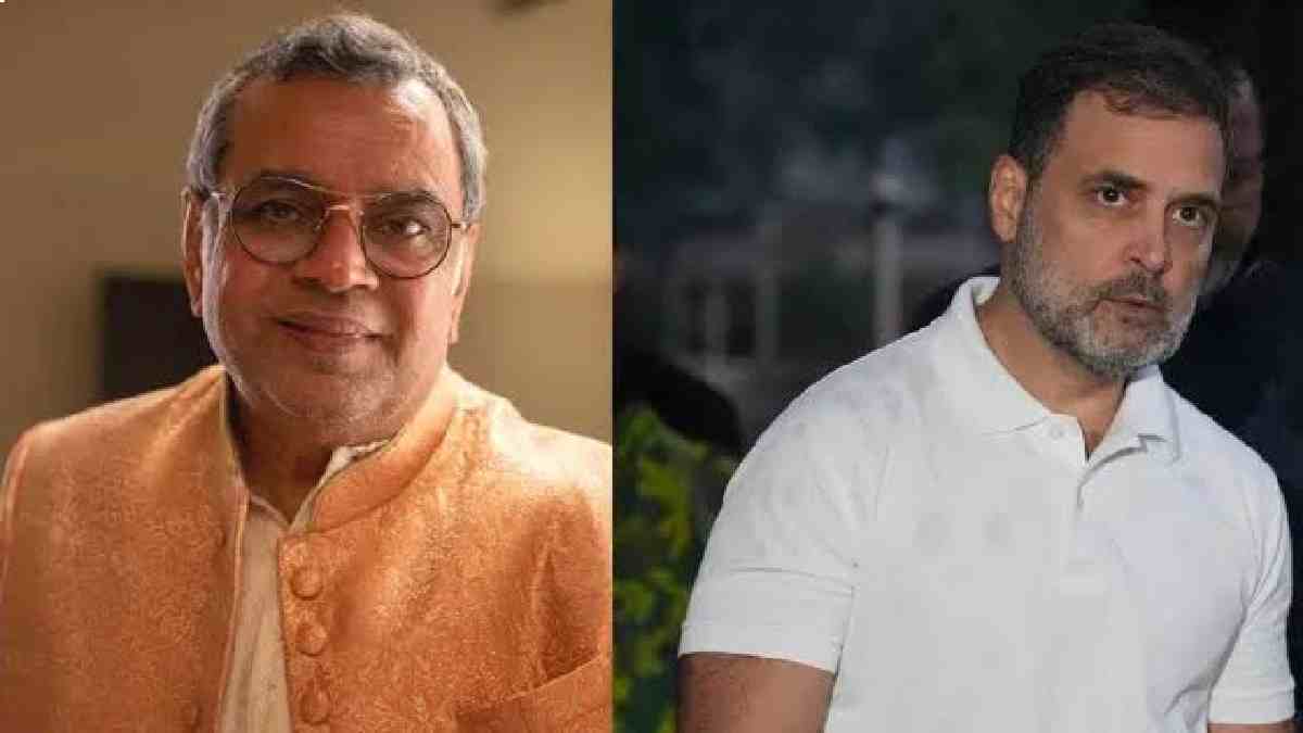 Veteran actor paresh rawal takes a jibe at rahul Gandhi compares him with a donkey