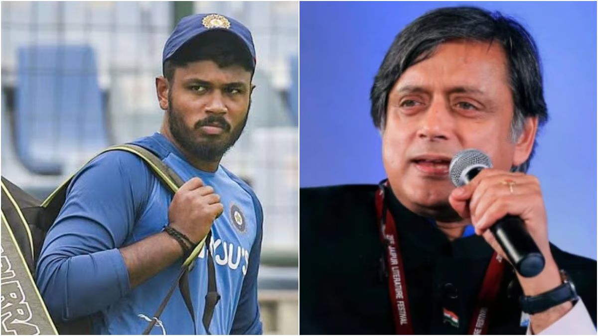 Shashi Tharoor criticised the administrators after Sanju Samson was  not picked for Champions Trophy 