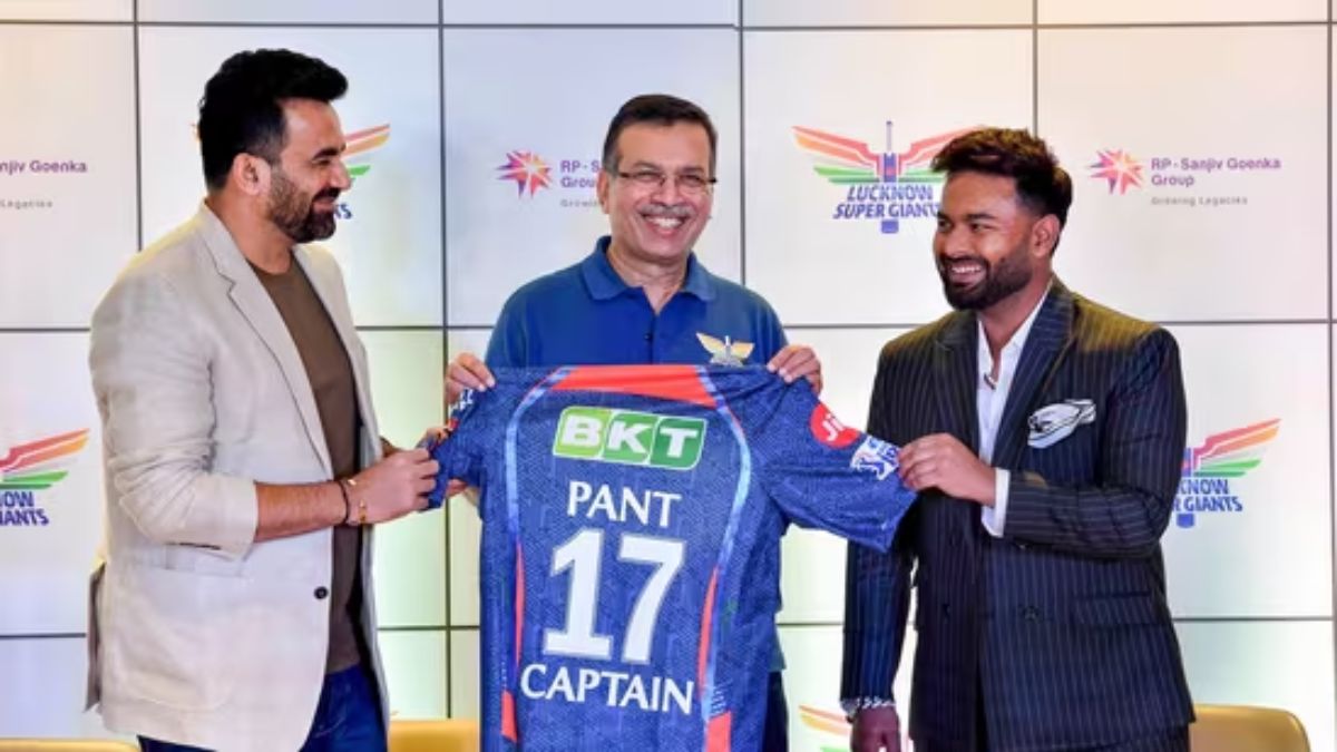 Rishabh Pant has been named captain of Lucknow Super Giants 