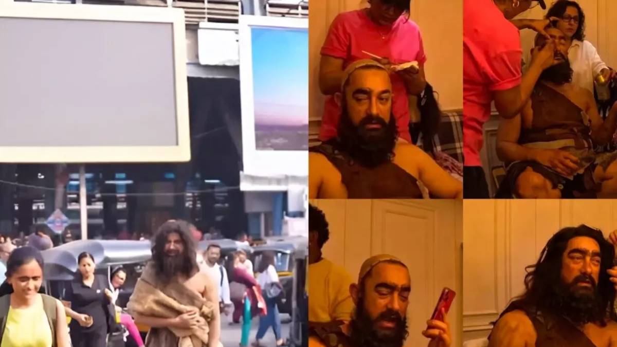 Popular bollywood actor Aamir Khan s caveman transformation stuns fans details inside 