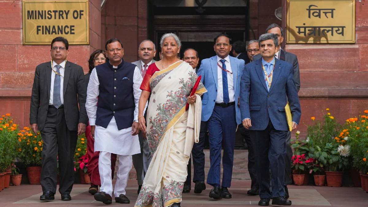 Nirmala Sitharaman's Budget Day Saree